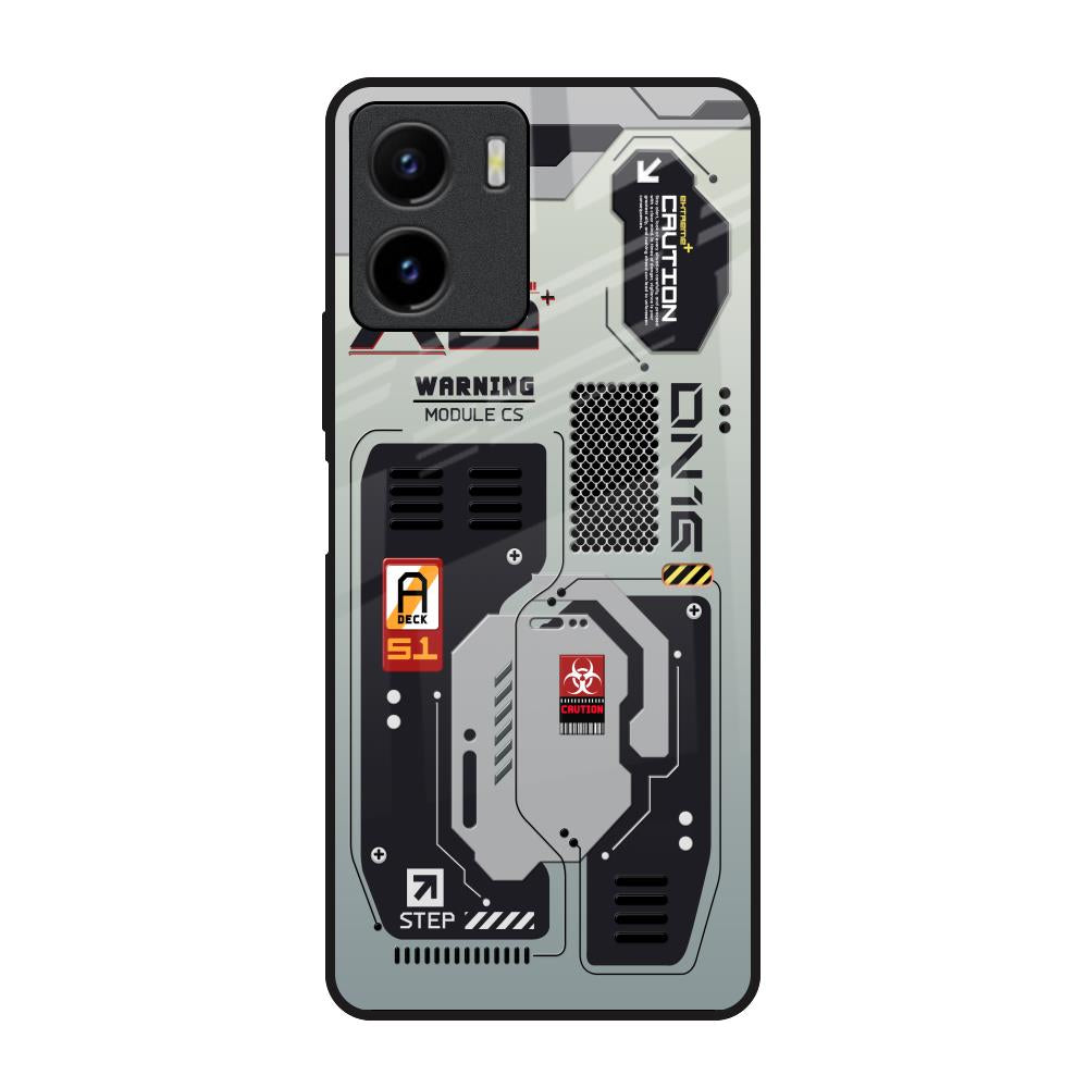 Techno Vibes Vivo Y15s Glass Back Cover Online