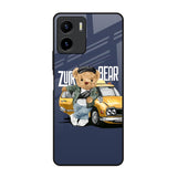 Adventurous Bear Vivo Y15s Glass Back Cover Online