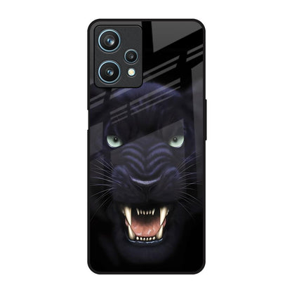 Angry Black Leopard Realme 9 Pro 5G Glass Back Cover Online