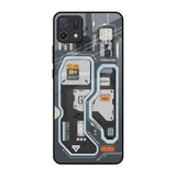 Retro Futuristic Oppo A16K Glass Back Cover Online