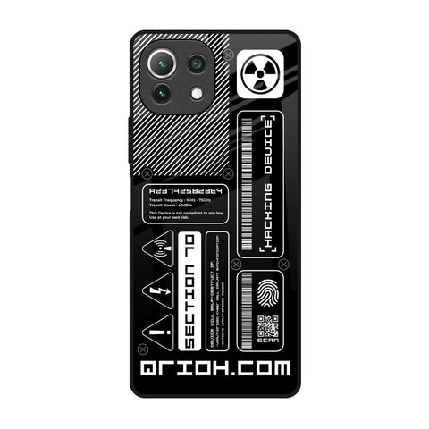 Futuristic Art Mi 11 Lite NE 5G Glass Back Cover Online