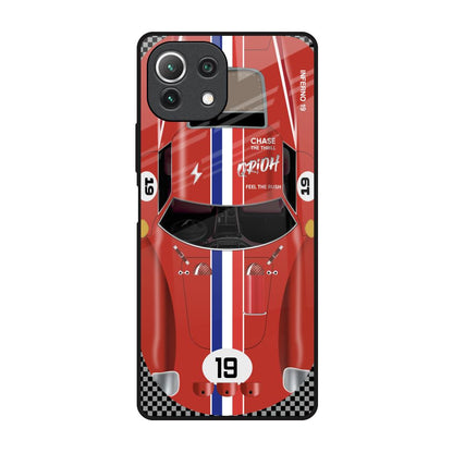Racing Vintage Mi 11 Lite NE 5G Glass Back Cover Online