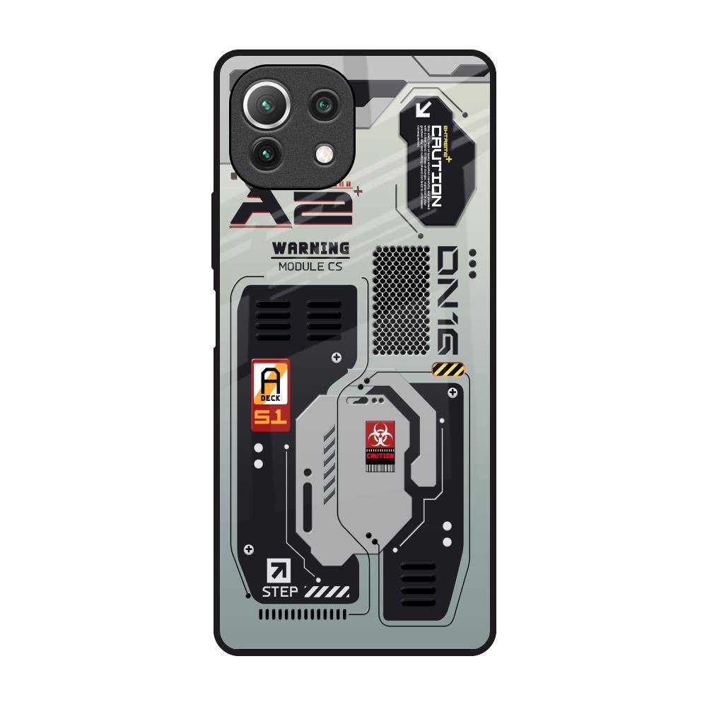 Techno Vibes Mi 11 Lite NE 5G Glass Back Cover Online