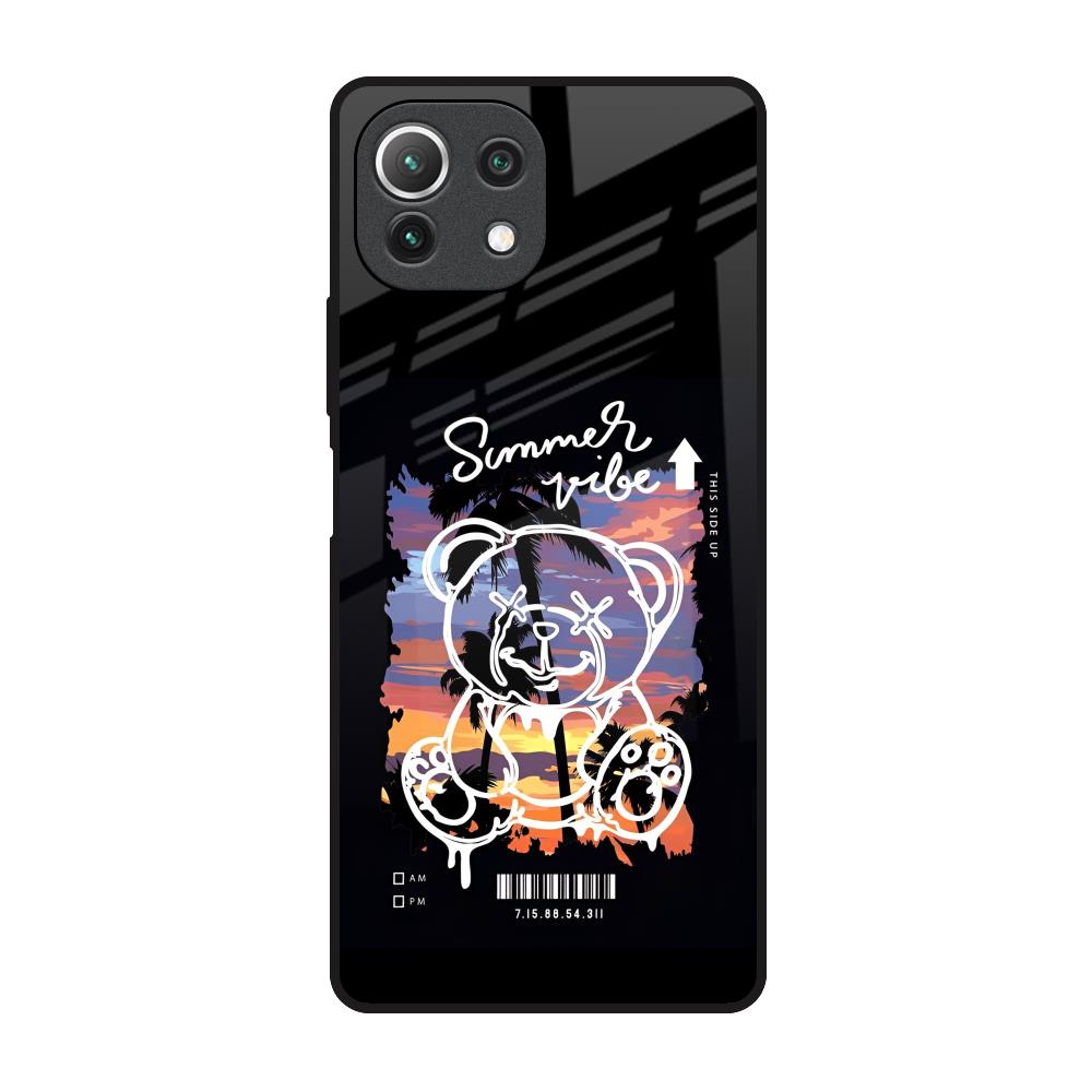 Summer Vibe Mi 11 Lite NE 5G Glass Back Cover Online