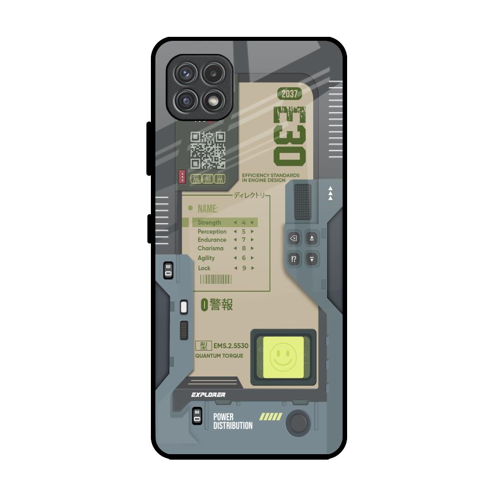 Art Station Samsung Galaxy F42 5G Glass Back Cover Online