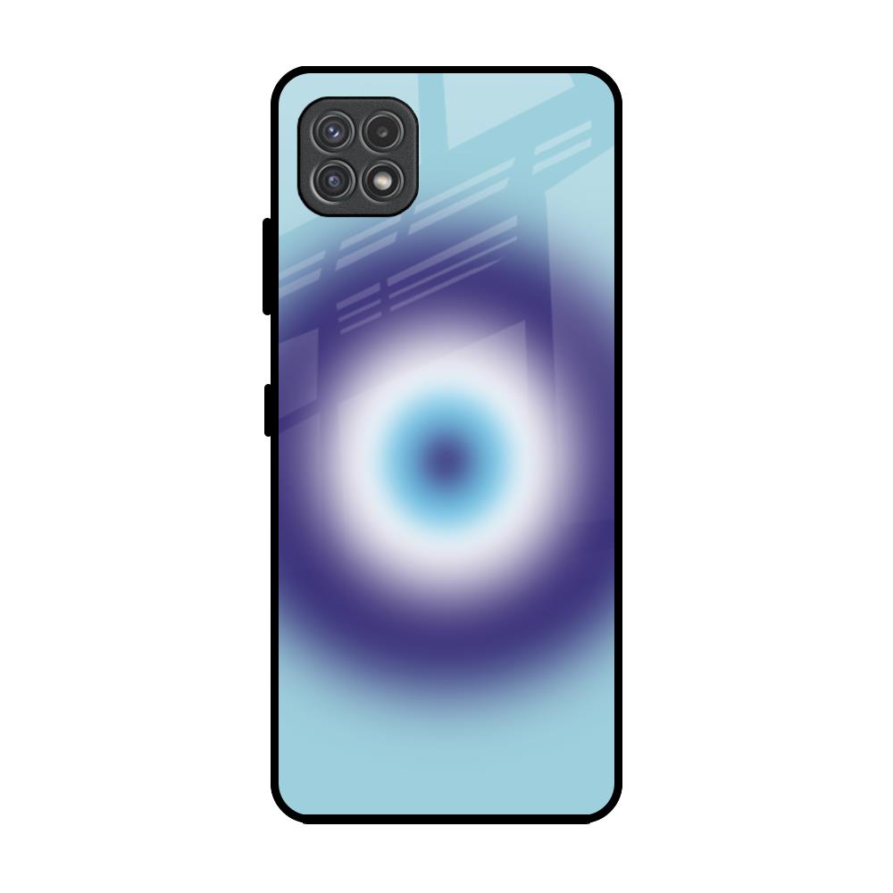 Evil Eye Art Samsung Galaxy F42 5G Glass Back Cover Online