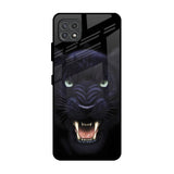 Angry Black Leopard Samsung Galaxy F42 5G Glass Back Cover Online