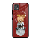 Astronaut Bear Samsung Galaxy F42 5G Glass Back Cover Online