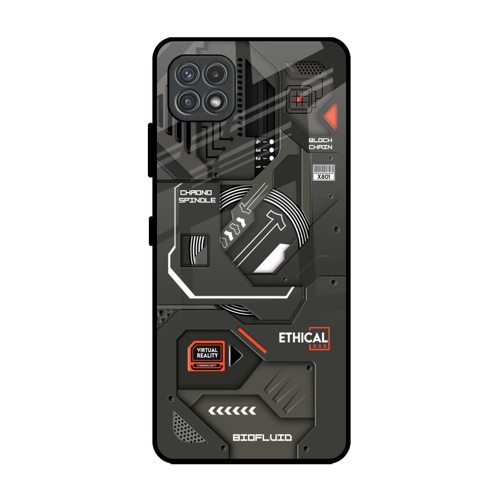 Tech Aesthetics Samsung Galaxy F42 5G Glass Back Cover Online