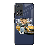 Adventurous Bear Mi 11i HyperCharge Glass Back Cover Online