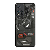Tech Aesthetics Mi 11i HyperCharge Glass Back Cover Online