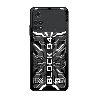 Monochrome Magic Poco M4 Pro Glass Back Cover Online