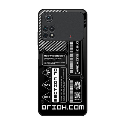 Futuristic Art Poco M4 Pro Glass Back Cover Online