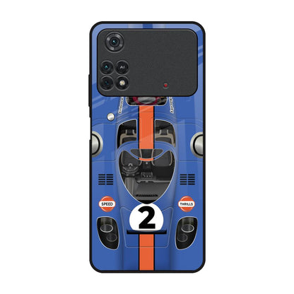 Car Adiction Poco M4 Pro Glass Back Cover Online