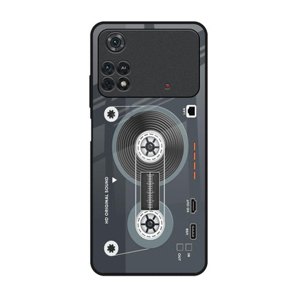 Retro Recorder Poco M4 Pro Glass Back Cover Online