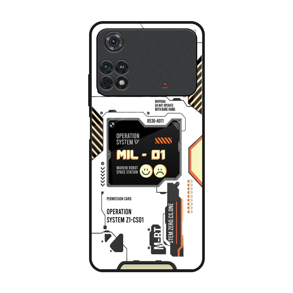 Tech Display Poco M4 Pro Glass Back Cover Online