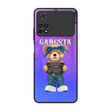 Gangsta Bear Poco M4 Pro Glass Back Cover Online