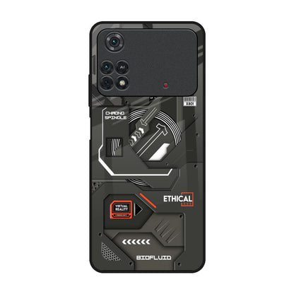 Tech Aesthetics Poco M4 Pro Glass Back Cover Online