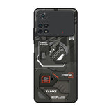 Tech Aesthetics Poco M4 Pro Glass Back Cover Online