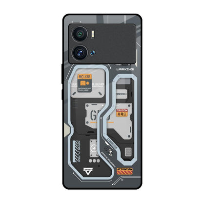 Retro Futuristic iQOO 9 Pro Glass Back Cover Online