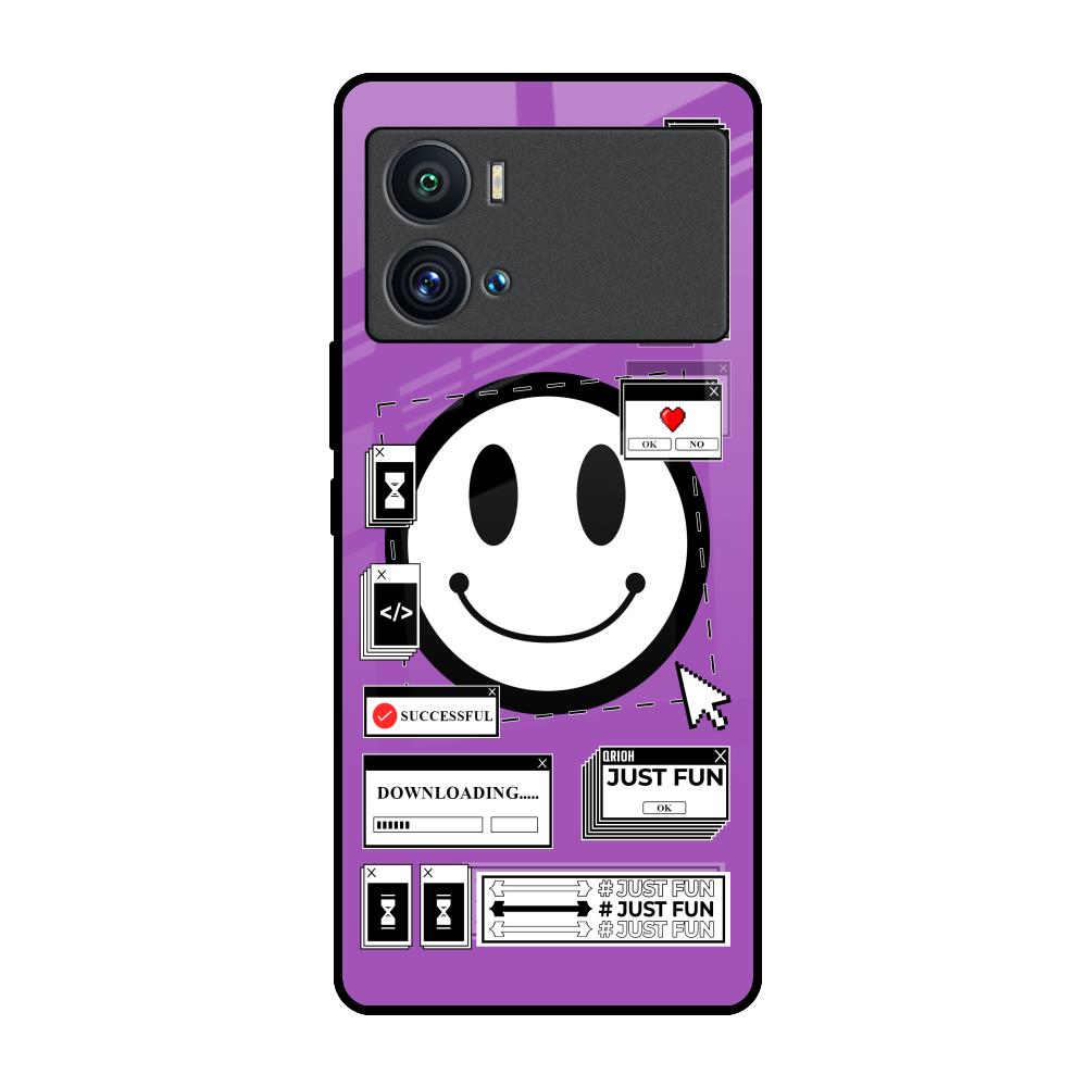 Code with Smile iQOO 9 Pro Glass Back Cover Online