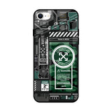 Green Camo Circuit iPhone SE 2022 Glass Back Cover Online
