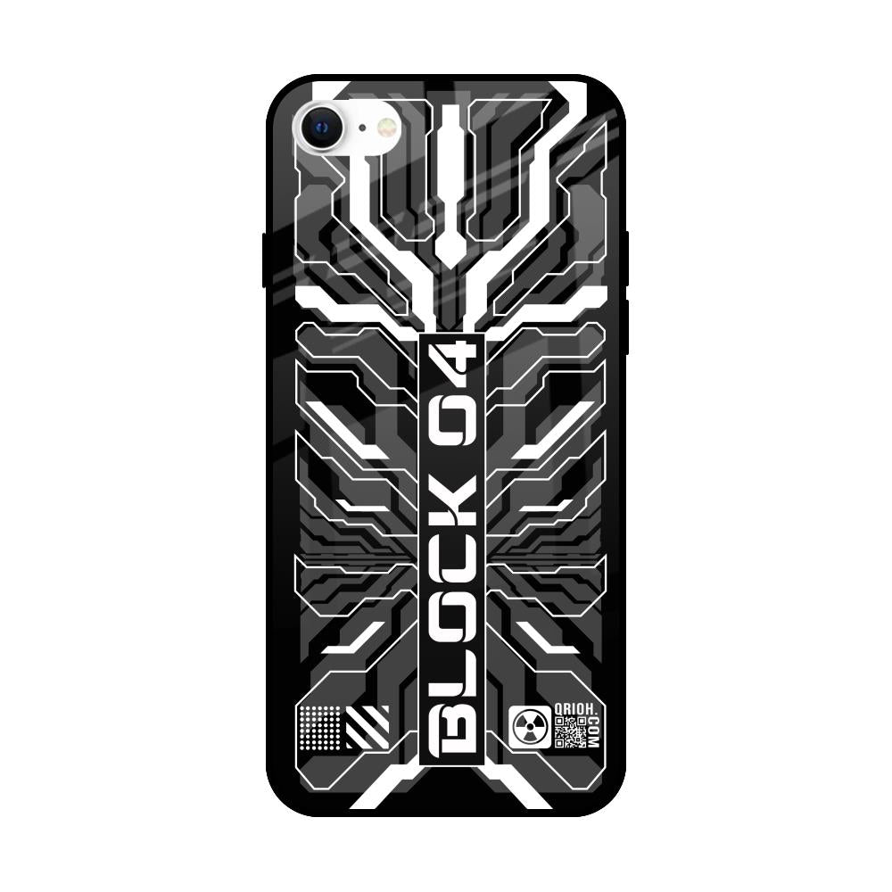 Monochrome Magic iPhone SE 2022 Glass Back Cover Online