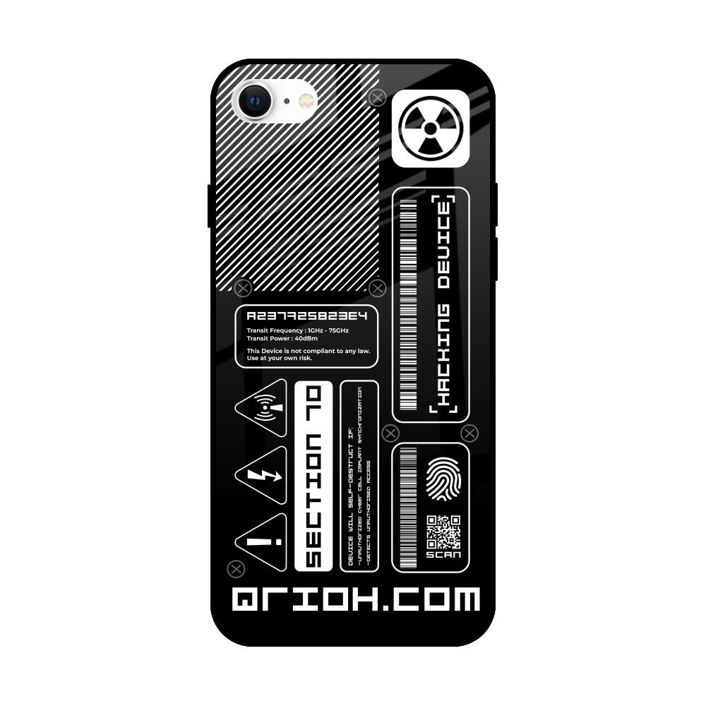 Futuristic Art iPhone SE 2022 Glass Back Cover Online