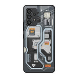 Retro Futuristic Samsung Galaxy A53 5G Glass Back Cover Online
