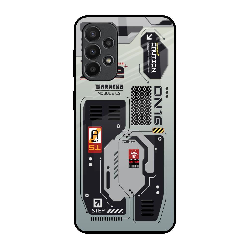 Techno Vibes Samsung Galaxy A23 Glass Back Cover Online