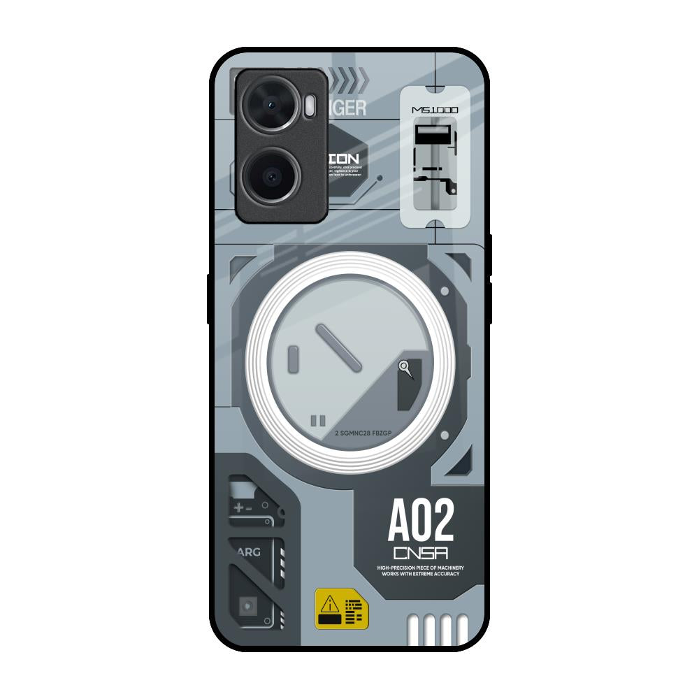 Modern Technology Oppo A96 Glass Back Cover Online