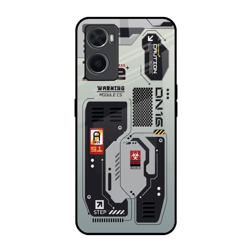 Techno Vibes Oppo A96 Glass Back Cover Online