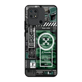 Green Camo Circuit Redmi 10 Glass Back Cover Online