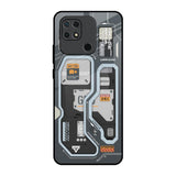 Retro Futuristic Redmi 10 Glass Back Cover Online
