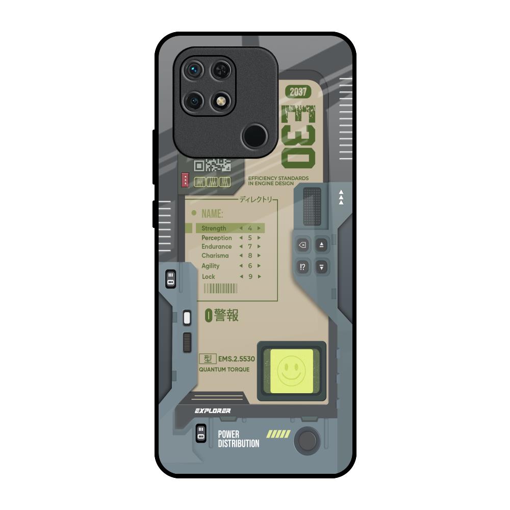 Art Station Redmi 10 Glass Back Cover Online
