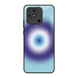 Evil Eye Art Redmi 10 Glass Back Cover Online