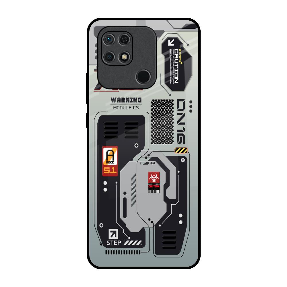 Techno Vibes Redmi 10 Glass Back Cover Online