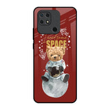 Astronaut Bear Redmi 10 Glass Back Cover Online