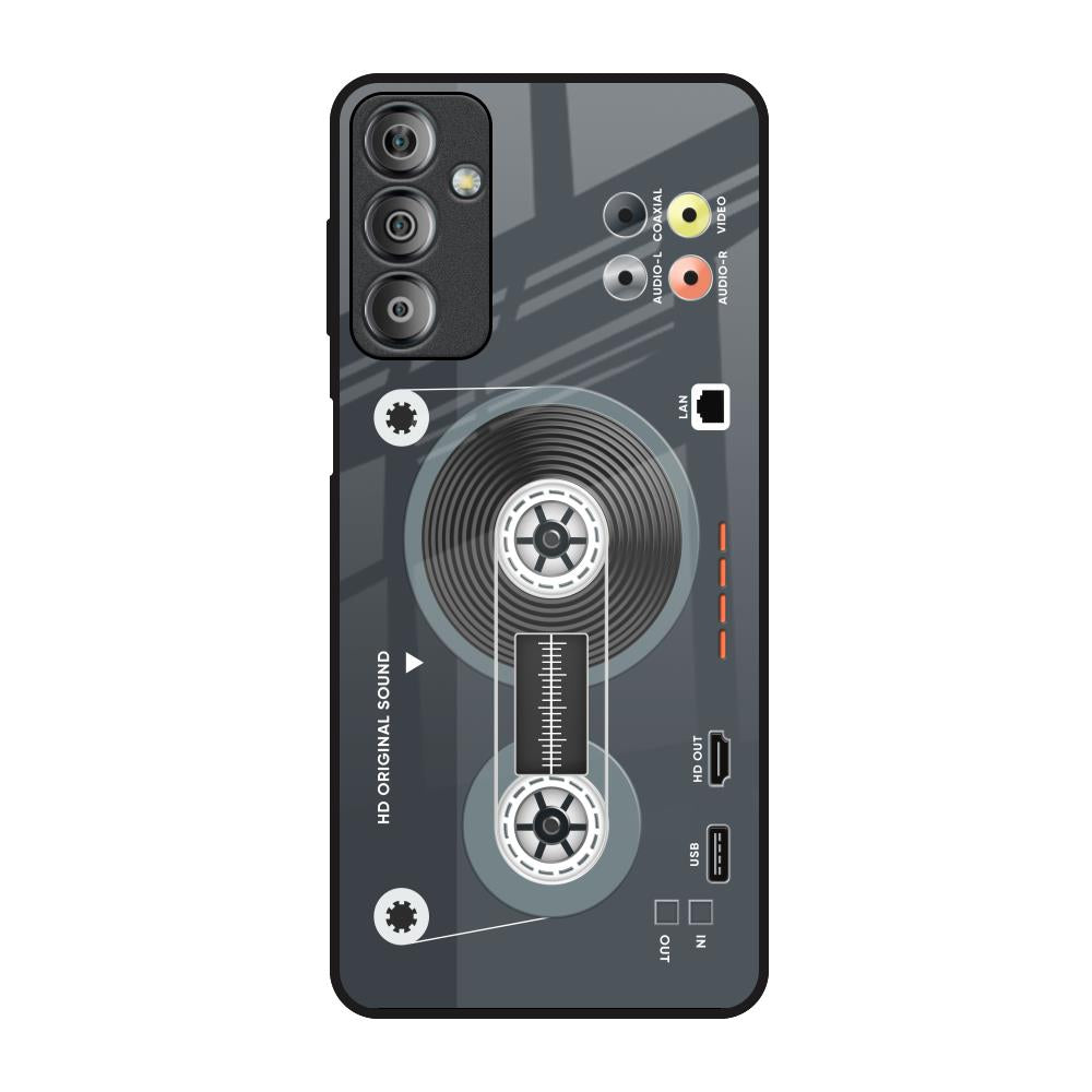 Retro Recorder Samsung Galaxy F23 5G Glass Back Cover Online