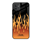 Fire Flame Samsung Galaxy A03 Glass Back Cover Online