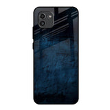 Dark Blue Grunge Samsung Galaxy A03 Glass Back Cover Online