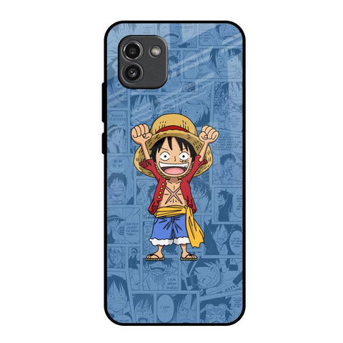 Chubby Anime Samsung Galaxy A03 Glass Back Cover Online