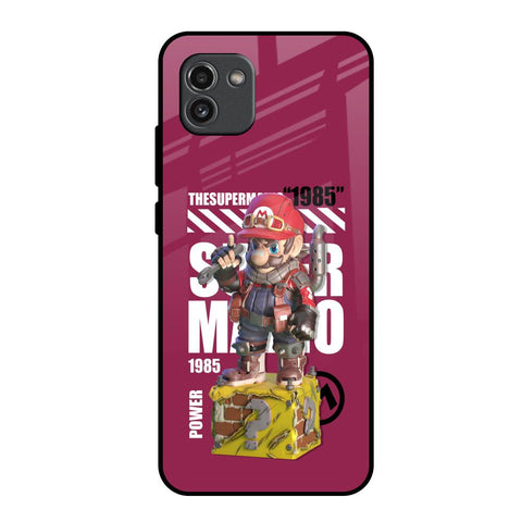 Gangster Hero Samsung Galaxy A03 Glass Back Cover Online