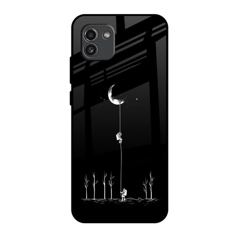 Catch the Moon Samsung Galaxy A03 Glass Back Cover Online
