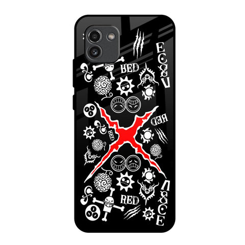 Red Zone Samsung Galaxy A03 Glass Back Cover Online
