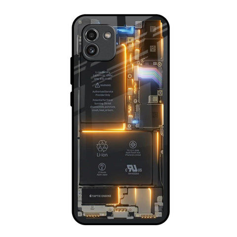 Glow Up Skeleton Samsung Galaxy A03 Glass Back Cover Online
