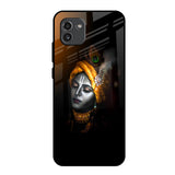 Ombre Krishna Samsung Galaxy A03 Glass Back Cover Online