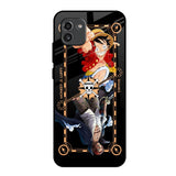 Shanks & Luffy Samsung Galaxy A03 Glass Back Cover Online
