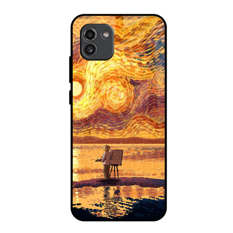 Sunset Vincent Samsung Galaxy A03 Glass Back Cover Online