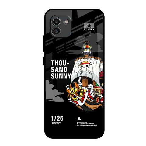 Thousand Sunny Samsung Galaxy A03 Glass Back Cover Online